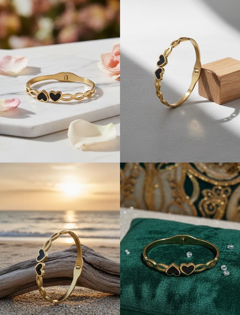 Royal Heart Bangle