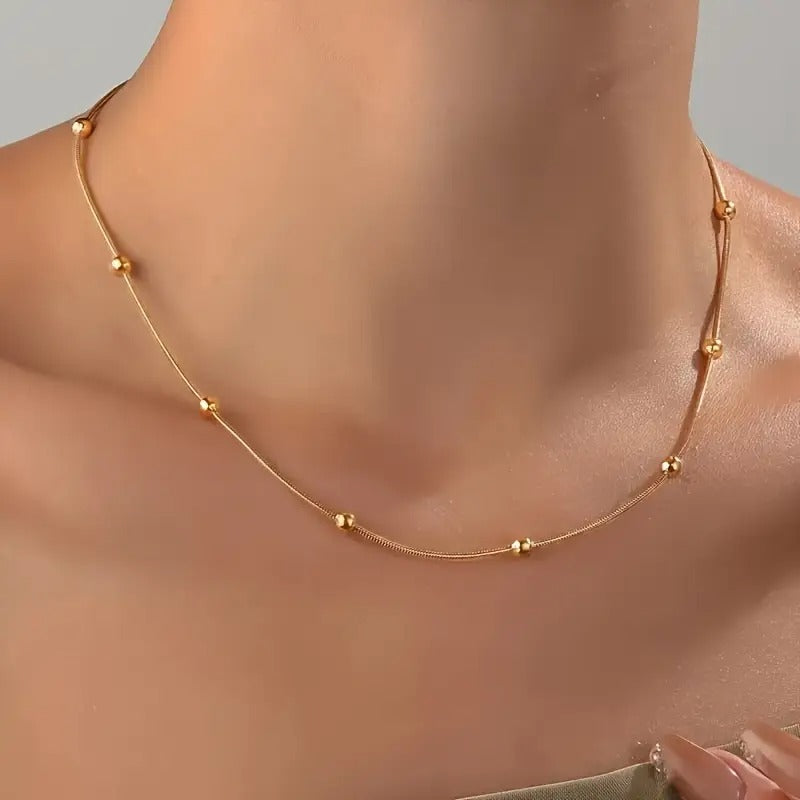 Royal Golden Stainless Steel Snake Chain Ankle Chain