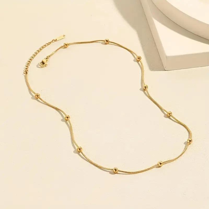 Royal Golden Stainless Steel Snake Chain Ankle Chain