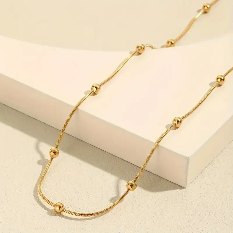 Royal Golden Stainless Steel Snake Chain Ankle Chain