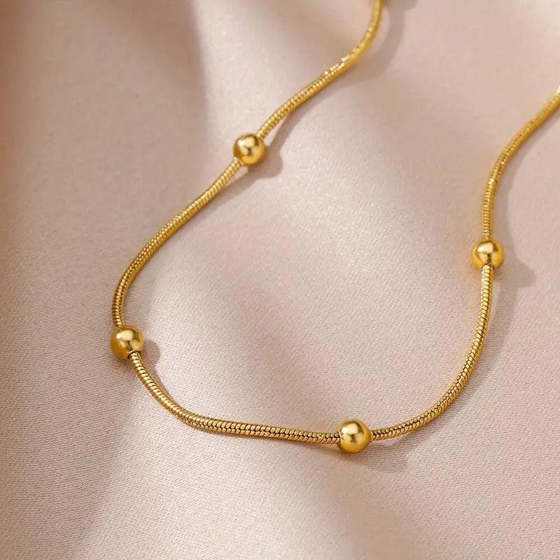 Royal Golden Stainless Steel Snake Chain Ankle Chain