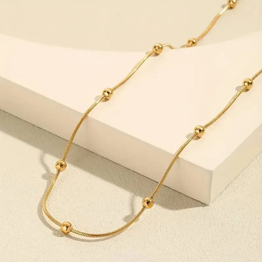 Royal Golden Stainless Steel Snake Chain Ankle Chain