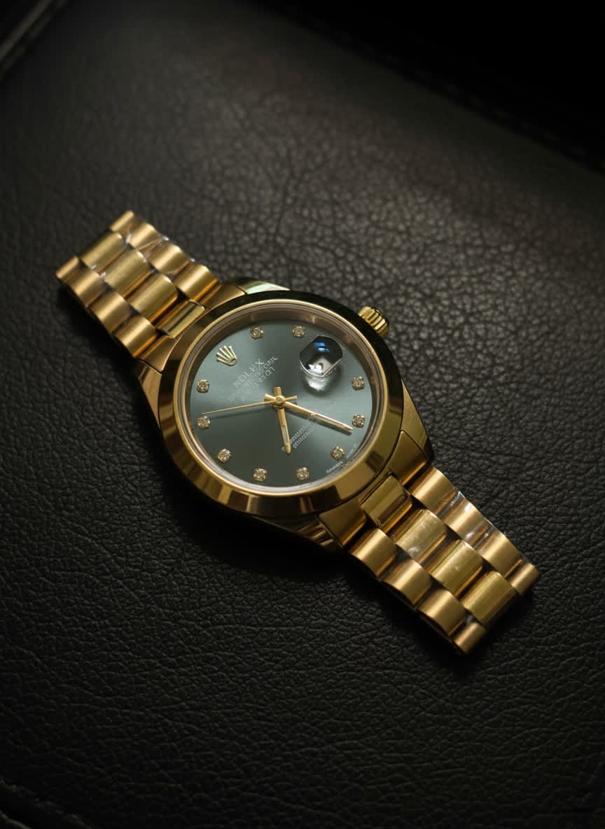 Golden Royal Watch, Subtle Green Inner Glow