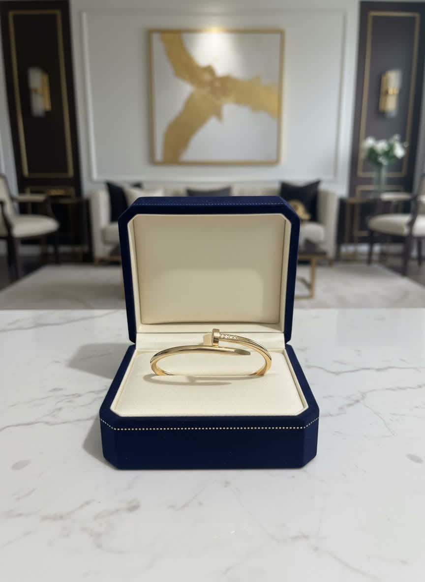 Royal Unisex Golden Nail Bangle