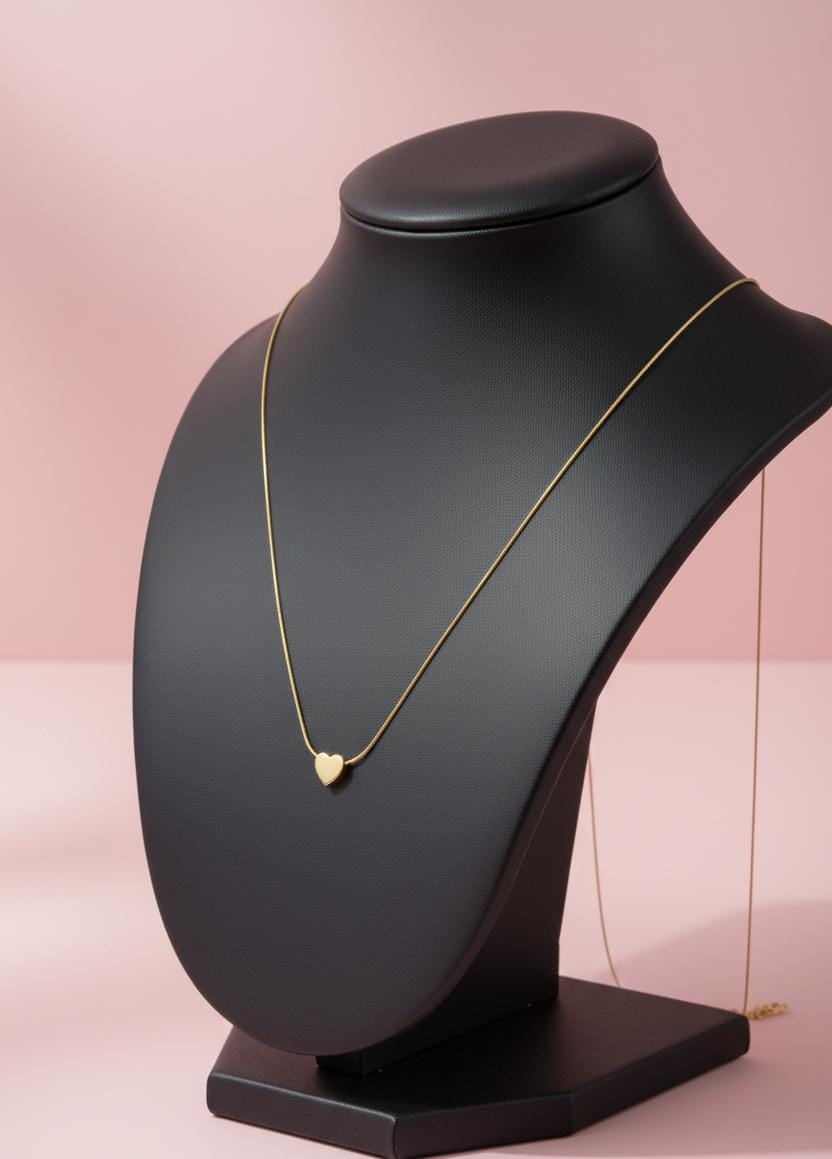 Royal Elegant Golden Heart Pendant