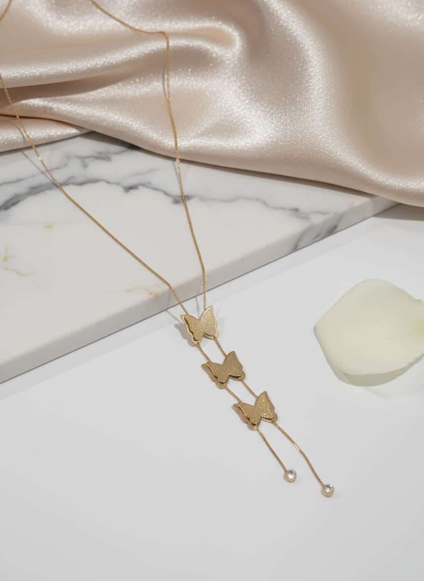 Royal Three Butterfly Pendant