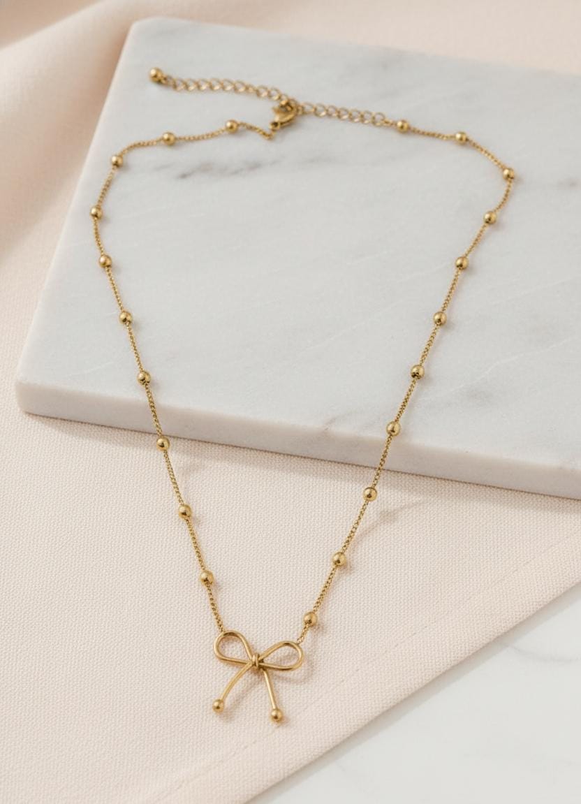 Royal Charm Bow Pendant