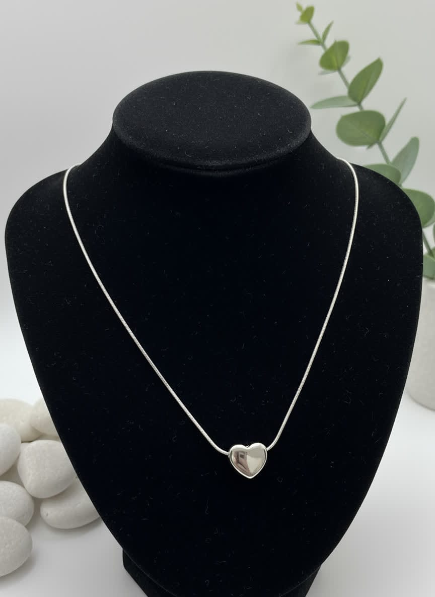 Royal Silver Heart Pendant