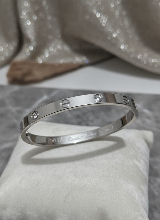 Royal Silver Cartier Love Bangle